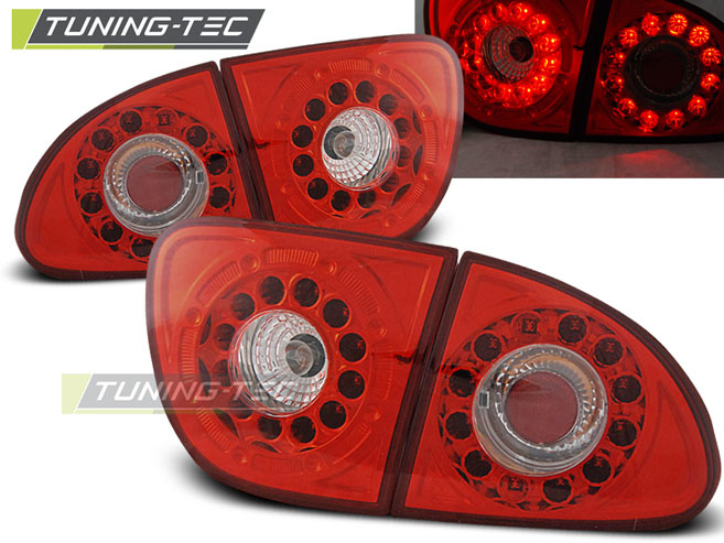 Achterlichten rood wit geschikt voor Seat Leon 04.99-08.04