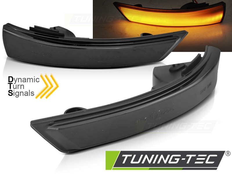 Knipperlichten spiegel geschikt voor Ford Focus 08-18/Mondeo 10-14 LED smoke