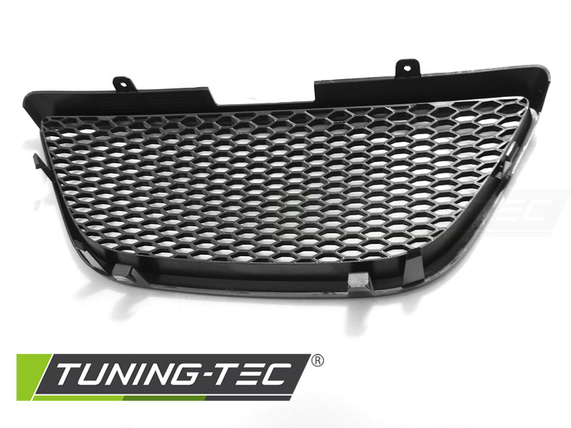Grill geschikt voor Seat Ibiza 6J 08-12 honingraat design zwart