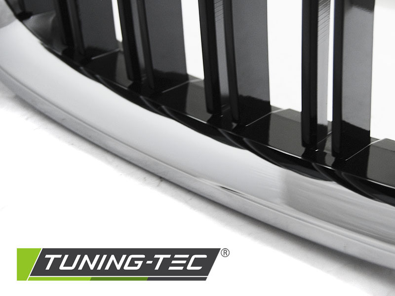 Grill geschikt voor BMW F10/F11 10-16 chroom glanzend zwart sport optieek