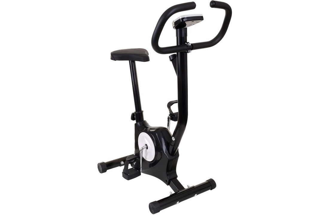 Hometrainer fiets - zwart - mechanische weerstand