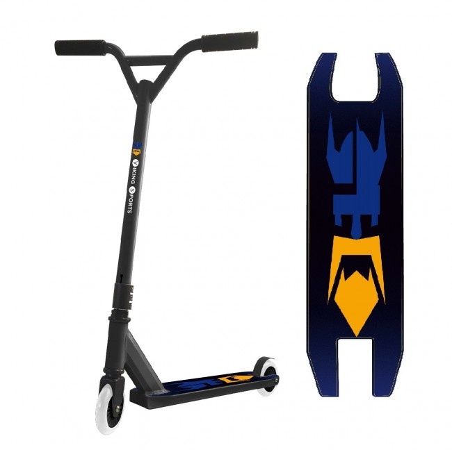 Stunt step aluminium - zwart