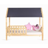 Huisbed 80x160 cm grenen kinderbed met lattenbodem