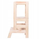 Leertoren - Keukenhulp - 90x39x52 cm - natuurlijk hout