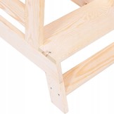 Leertoren - Keukenhulp - 90x39x52 cm - natuurlijk hout