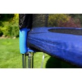 Trampoline 490 cm - met net en ladder - blauw - 16 Ft