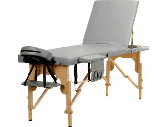 Massagetafel 3-delig houten massagebed