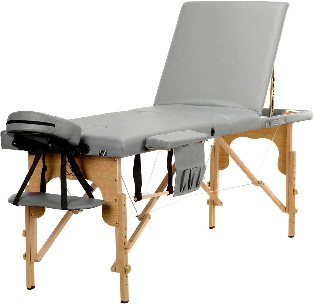 Massagetafel 3-delig houten massagebed