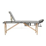 Massagetafel 3-delig houten massagebed