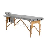 Massagetafel 3-delig houten massagebed
