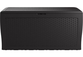 Tuinbox Rattan Look Box 270L grafiet