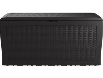 Tuinbox Rattan Look Box 270L grafiet