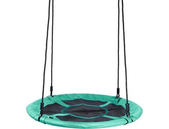 Nestschommel 110 cm - Oxford Polyester groen - tot 150 kg