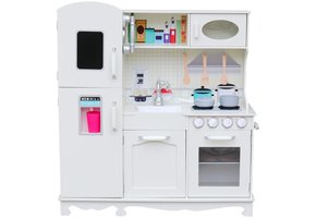 Houten kinderkeuken - LED-verlichting - 96x30x103 cm