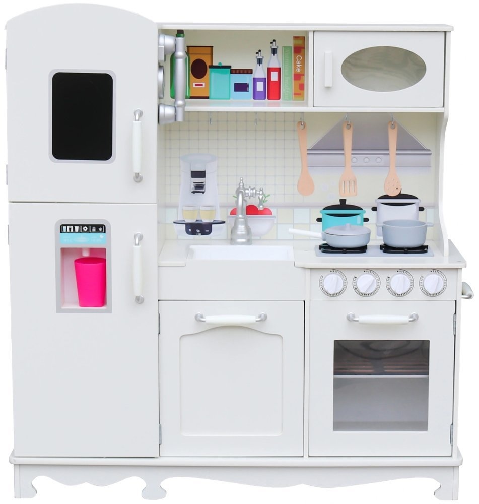 Houten kinderkeuken - LED-verlichting - 96x30x103 cm