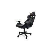 Game bureaustoel - zwart ECO-leer - verstelbaar - ergonomisch