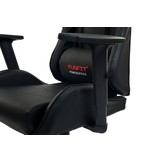 Game bureaustoel - zwart ECO-leer - verstelbaar - ergonomisch