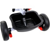 Kinderdriewieler kinderfiets met zonnevizier - grijs