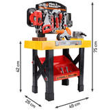 Kinder werkplaats - workstation speelgoed - 39-delig - 75x49x26 cm