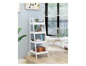 Boekenkast - nachtkastje schuin - 4 schappen - 100x29x30 cm