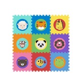 Speelmat voor kinderne - dieren thema - 90x90cm - 9 stukken