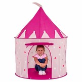 Speeltent prinsessen - roze - 105x105x125 cm