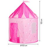 Speeltent prinsessen - roze - 105x105x125 cm