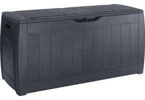 Opbergbox tuinkist 270L zwart