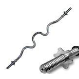Curved halter curl stang - 120 cm - tot 120 kg