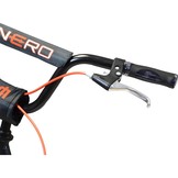 Step zwart met oranje - metaal - dubbele handrem