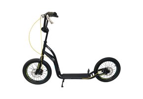 step zwart - 16 inch met schijfrem