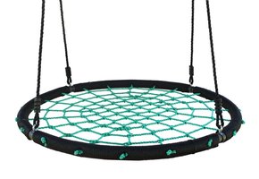 Nestschommel - open gevlochten - 100 cm diameter - 165 cm touwen