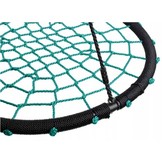 Nestschommel - open gevlochten - 100 cm diameter - 165 cm touwen