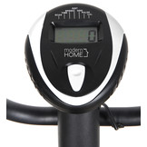 Hometrainer zwart - magnetische weerstand - verstelbaar zadel en handvat