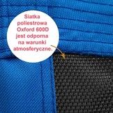 Nestschommel blauw - 100 cm diameter - Oxford Polyester - 180 cm touwen