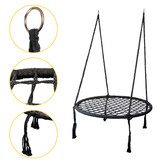 Hangstoel - nestschommel - zwart - 80 cm diameter