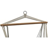 Hangstoel grijs 90x50 cm - hangmat fauteuil met ingenaaid kussen