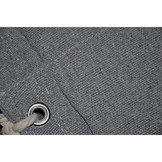 Hangstoel grijs 90x50 cm - hangmat fauteuil met ingenaaid kussen