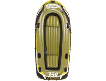 Fishman 350 opblaasboot - 305x136x42 cm - Inclusief pomp en roeispanen