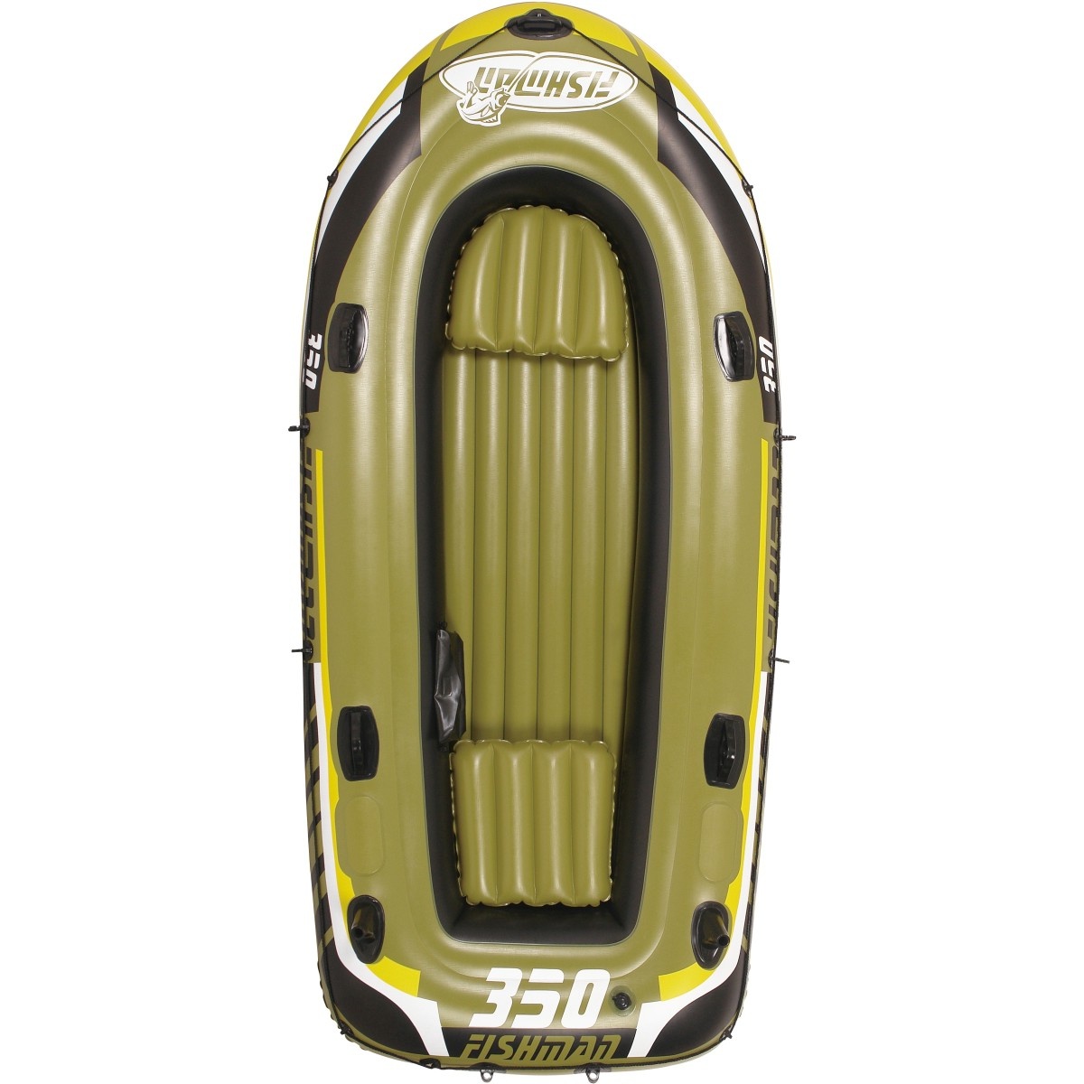 Fishman 350 opblaasboot - 305x136x42 cm - Inclusief pomp en roeispanen