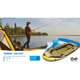 Fishman 350 opblaasboot - 305x136x42 cm - Inclusief pomp en roeispanen