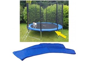 Trampoline Rand 366  blauw randkussen
