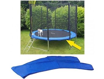 Trampoline rand afdekking - 244 cm diameter - blauw