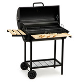 Barbecue met deksel en warmhoud rek - inc thermostaat - 104x68x94 cm