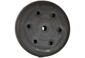 Halterschijf 20 kg - betoncomposiet - 29,5 mm stang diameter