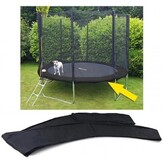 Trampoline rand afdekking - 366 cm diameter - zwart