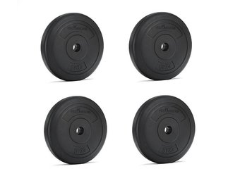 Halterschijf gewichten set 20 kg - 26 mm diameter - 4x 5 kg