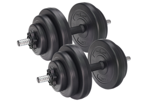 Halterset - Dumbbellset -20 kg kunstof - 4x 2.5 kg &  8x 1,25 kg