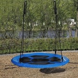 Nest schommel blauw - 100 cm - tot 100 kg