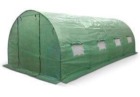 Tuinkas groen 2,5x4 m groen - 10m2 kweekkas van PE-folie